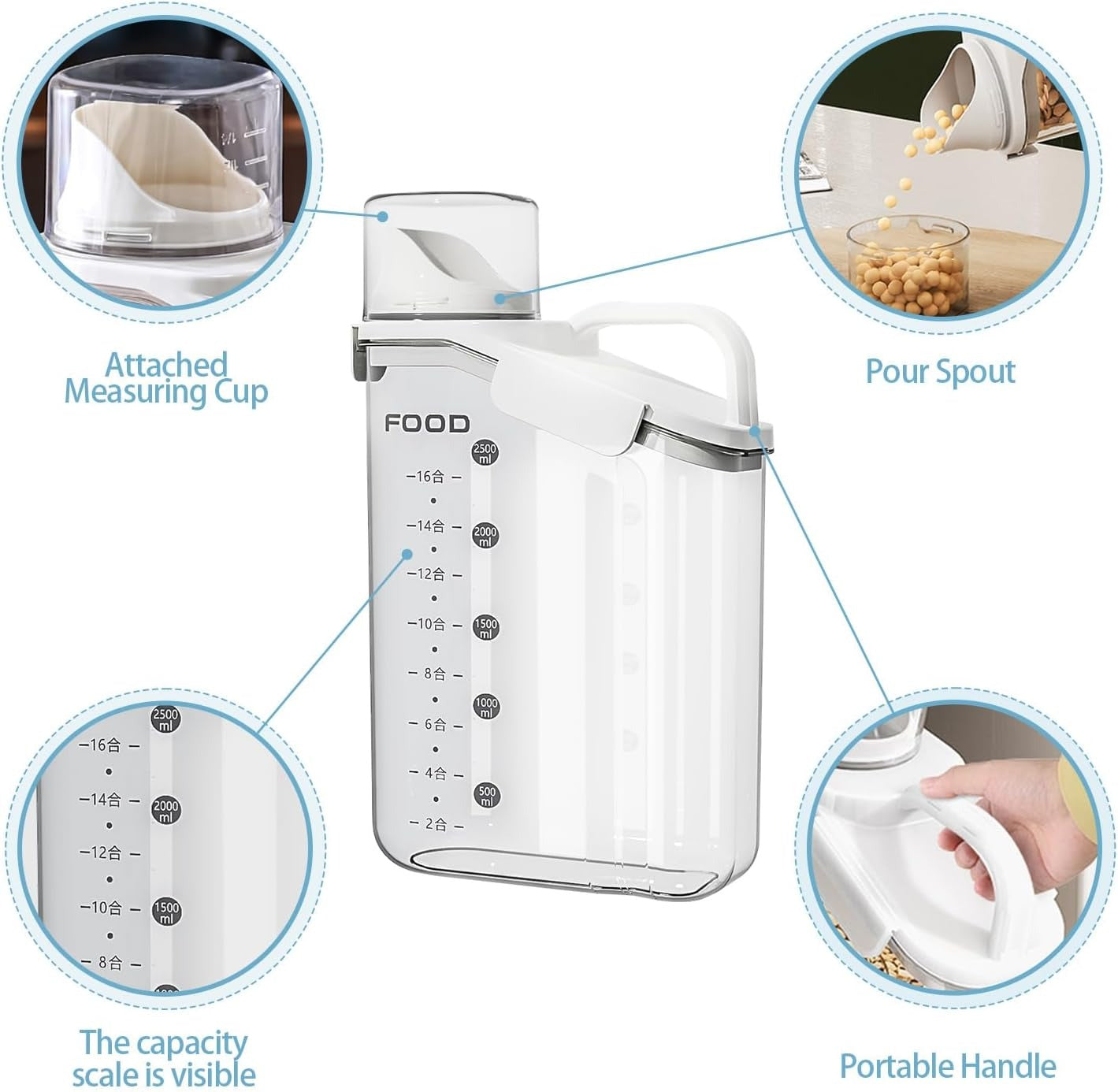 Conteneurs SmartSeal™ 1500ml