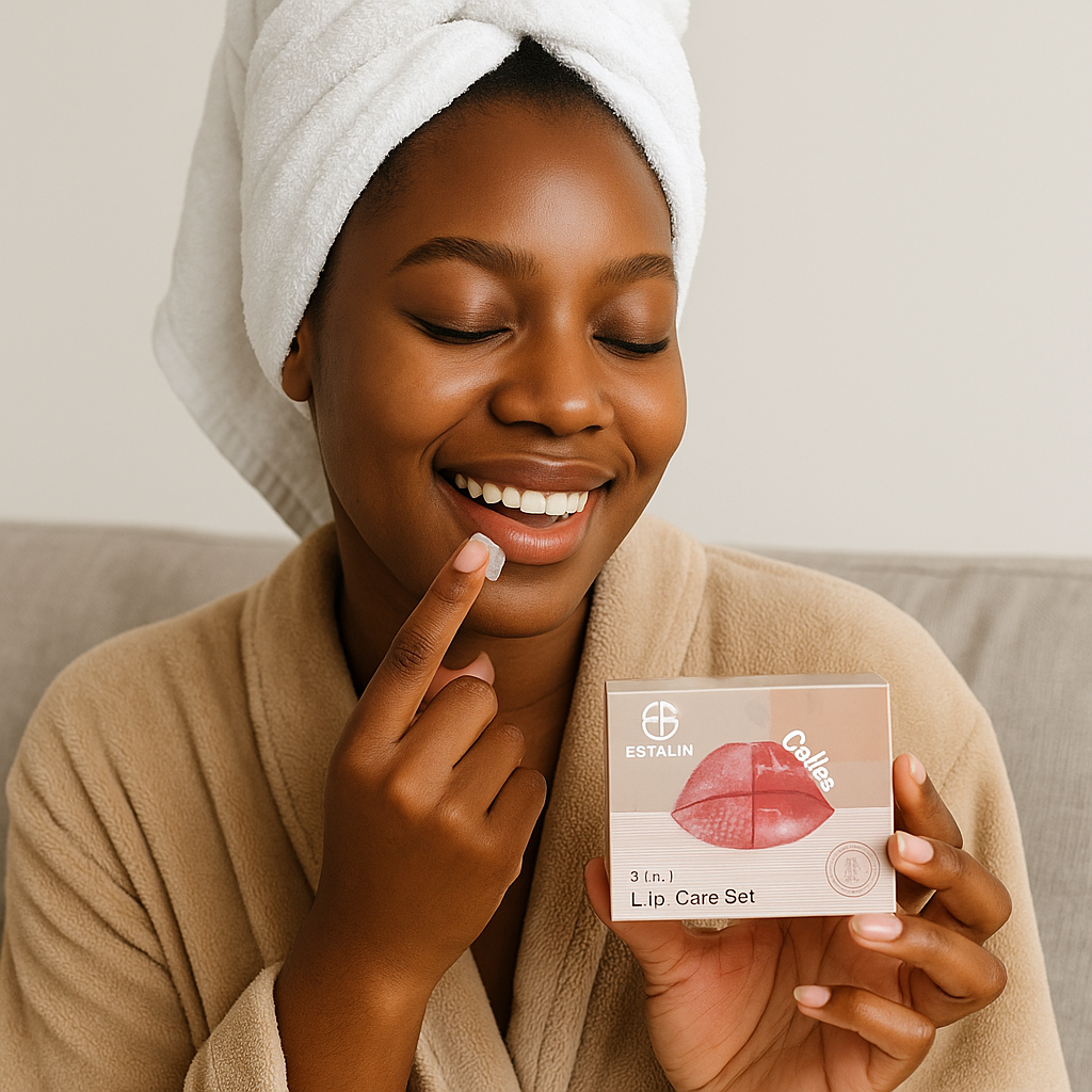 💋 ESTELIN – Coffret 3-en-1 Soin des Lèvres au Café