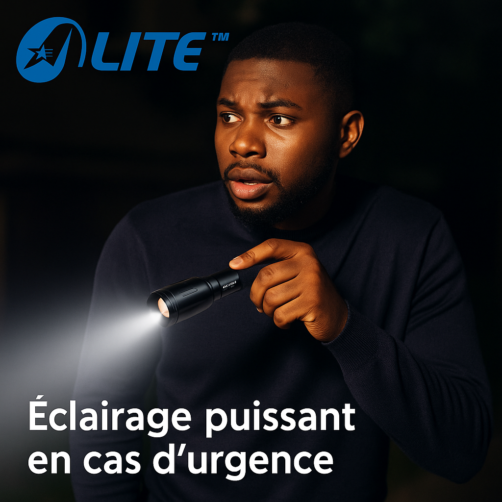 🔦 OLITE™ XML-T6 – Lampe Torche LED Ultra-Puissante Rechargeable par USB