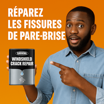 🛠️ Kit Réparation Impact Pare-Brise – Résine Professionnelle Anti-Fissure