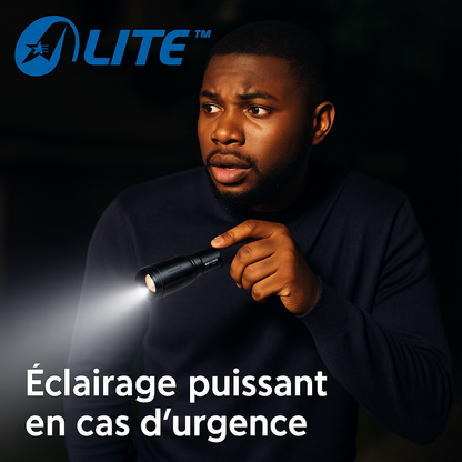 🔦 OLITE™ XML-T6 – Lampe Torche LED Ultra-Puissante Rechargeable par USB