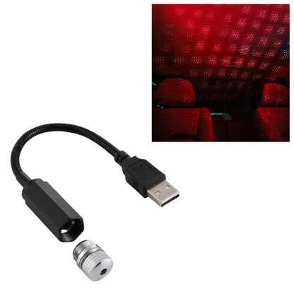 🔴 Mini Lampe Ambiance USB 360° – Lumière Rouge pour Maison & Voiture