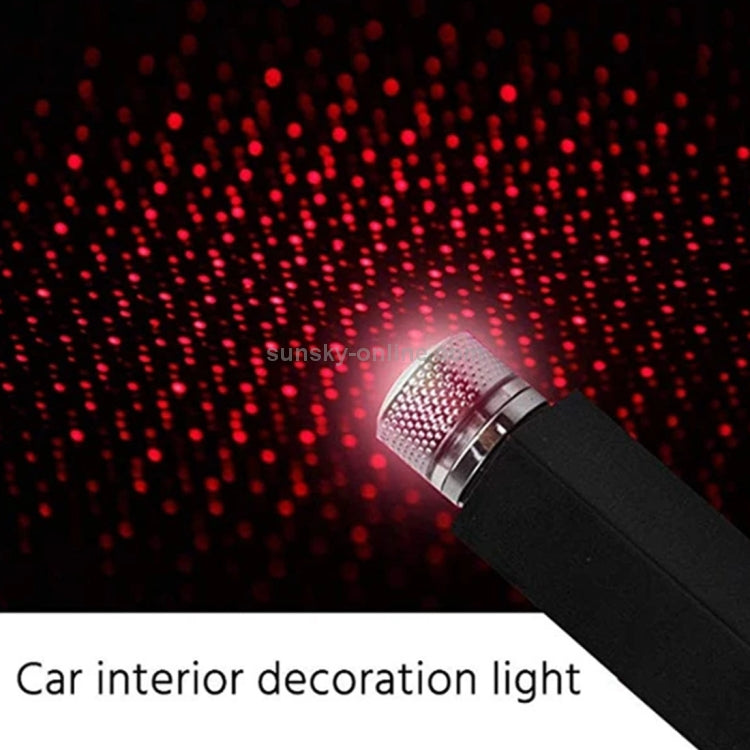🔴 Mini Lampe Ambiance USB 360° – Lumière Rouge pour Maison & Voiture